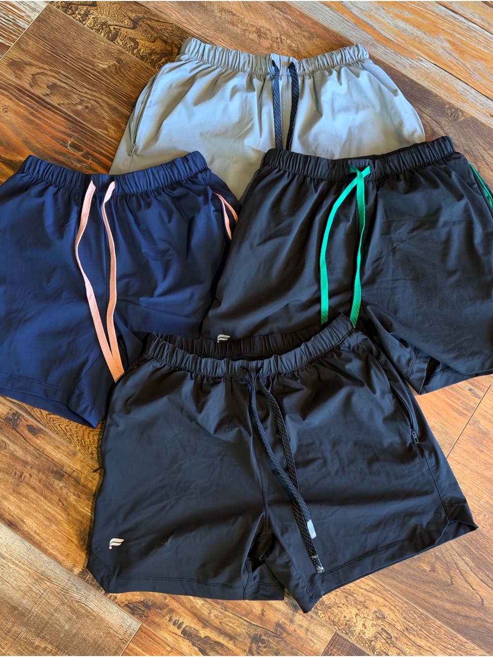 Men's Fabletics Athletic Shorts - Black, Navy, Gray